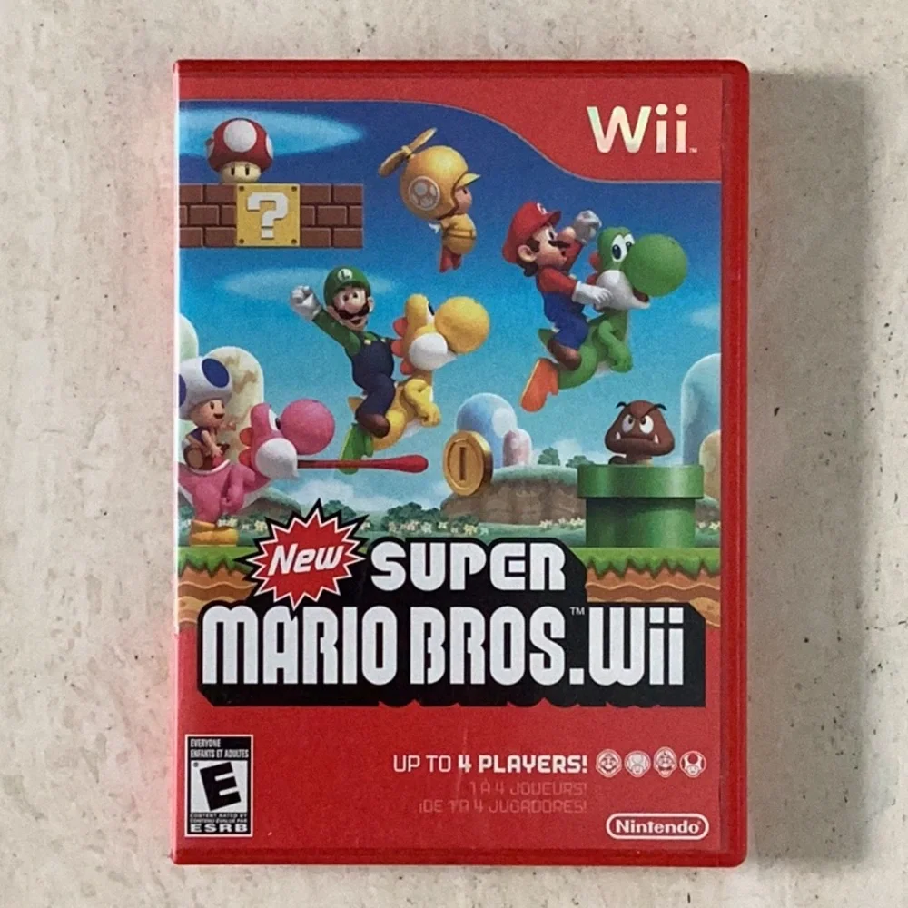 New Super Mario Bros. Wii Game Nintendo Complete In Box - Picture 1 of 5